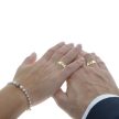 BALCANO - Regal / Nemesacél karika gyűrű  62méret 18K arany bevonattal