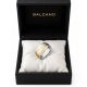 BALCANO - Regal / Nemesacél karika gyűrű 66 méret 18K arany bevonattal