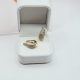 Krisztike 14 karát színű Tűkristályos csepp alakú fülbevaló 