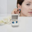 Agatha 18 karát színű  antiallergén minőségi kristályos fülbevaló 