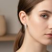 Xénia 18 karát színű Xuping minőségi antiallergén fülbevaló 
