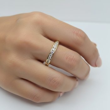 Chloe 14 karát színű divat gyűrű 