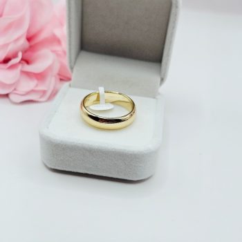   Love 14 karát színű 64 méretű hagyományos karikagyűrű 