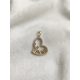 Love 14 karát színű köves antiallergén xuping medál M:3,5 cm 