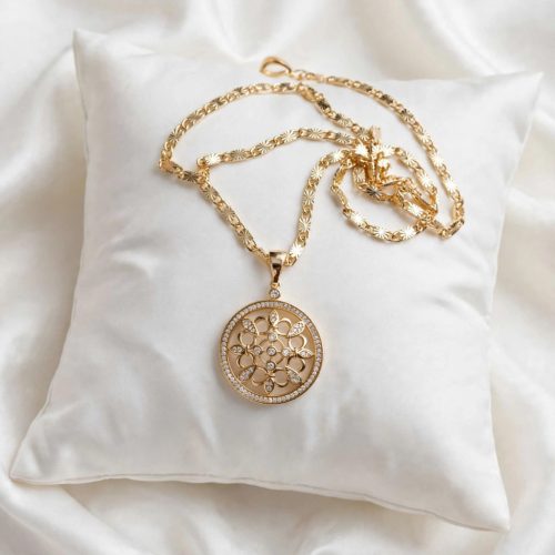 Fanni 18 karát színű Xuping medálos nyaklánc 