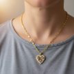 Elefant 14 karát színű Xuping antiallergén nyaklánc 