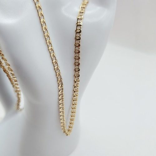 Lili 18 karát színű 45 cm hosszú 4mm széles antiallergén nyaklánc 